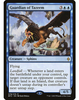 Magic: The Gathering Guardian of Tazeem (078) Damaged