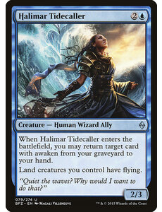 Magic: The Gathering Halimar Tidecaller (079) Moderately Played