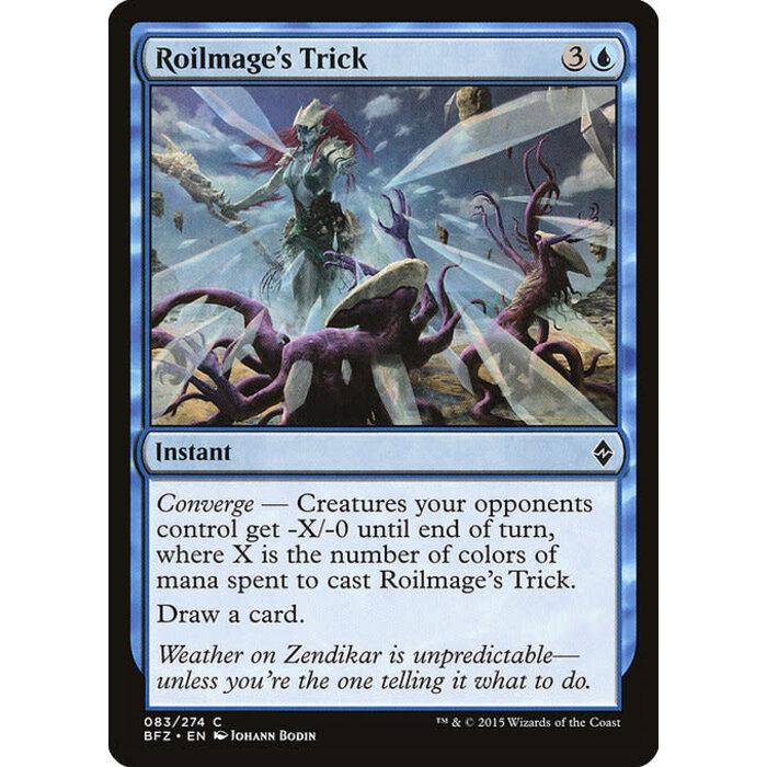Magic: The Gathering Roilmage's Trick (083) Lightly Played Foil