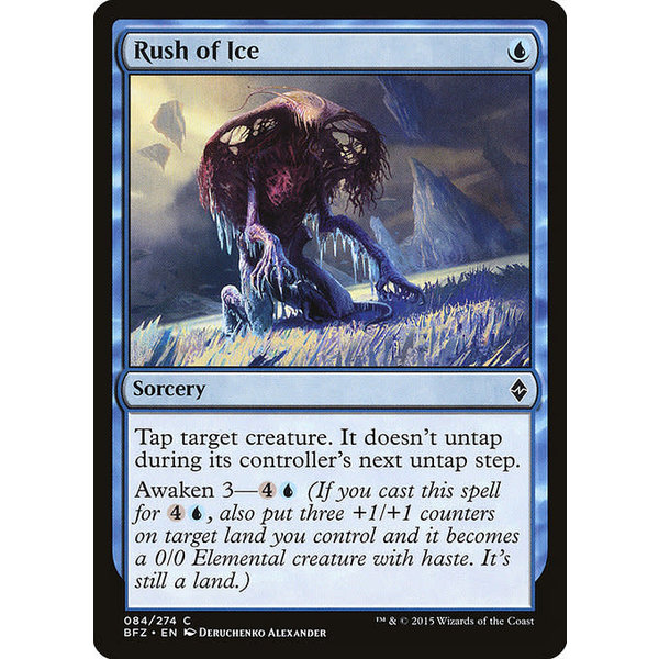 Magic: The Gathering Rush of Ice (084) Moderately Played