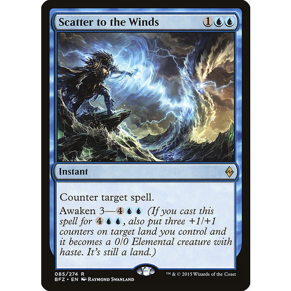Magic: The Gathering Scatter to the Winds (085) Damaged