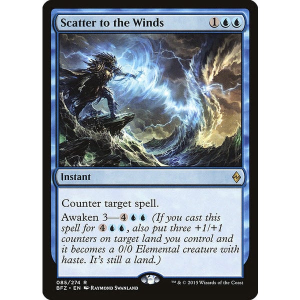 Magic: The Gathering Scatter to the Winds (085) Lightly Played