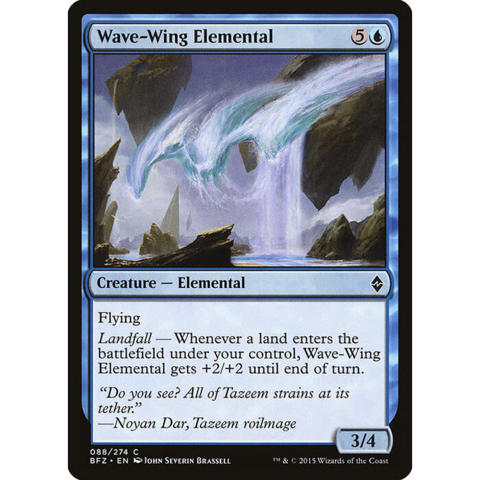 Magic: The Gathering Wave-Wing Elemental (088) Moderately Played Foil