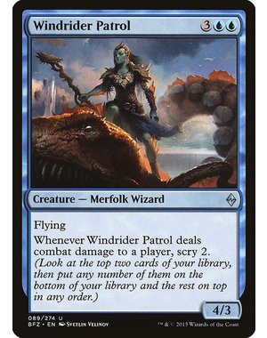 Magic: The Gathering Windrider Patrol (089) Moderately Played Foil
