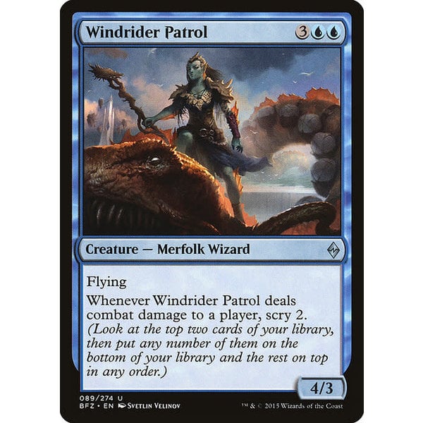 Magic: The Gathering Windrider Patrol (089) Moderately Played Foil