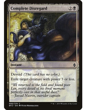 Magic: The Gathering Complete Disregard (090) Moderately Played