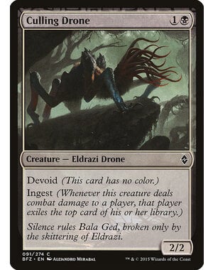 Magic: The Gathering Culling Drone (091) Heavily Played Foil