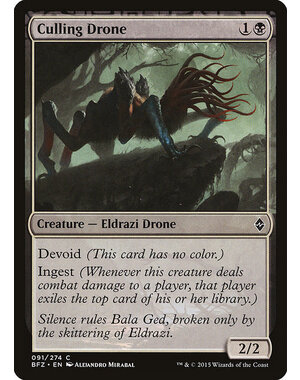 Magic: The Gathering Culling Drone (091) Lightly Played