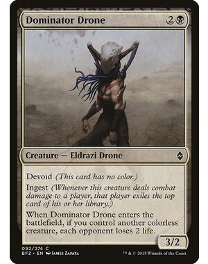 Magic: The Gathering Dominator Drone (092) Lightly Played Foil