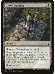 Magic: The Gathering Grave Birthing (093) Lightly Played