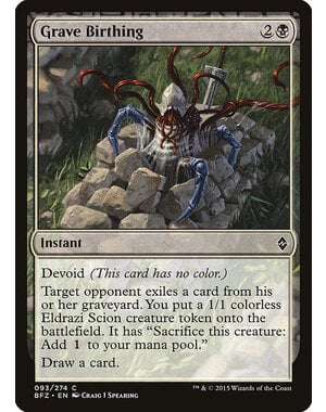 Magic: The Gathering Grave Birthing (093) Lightly Played