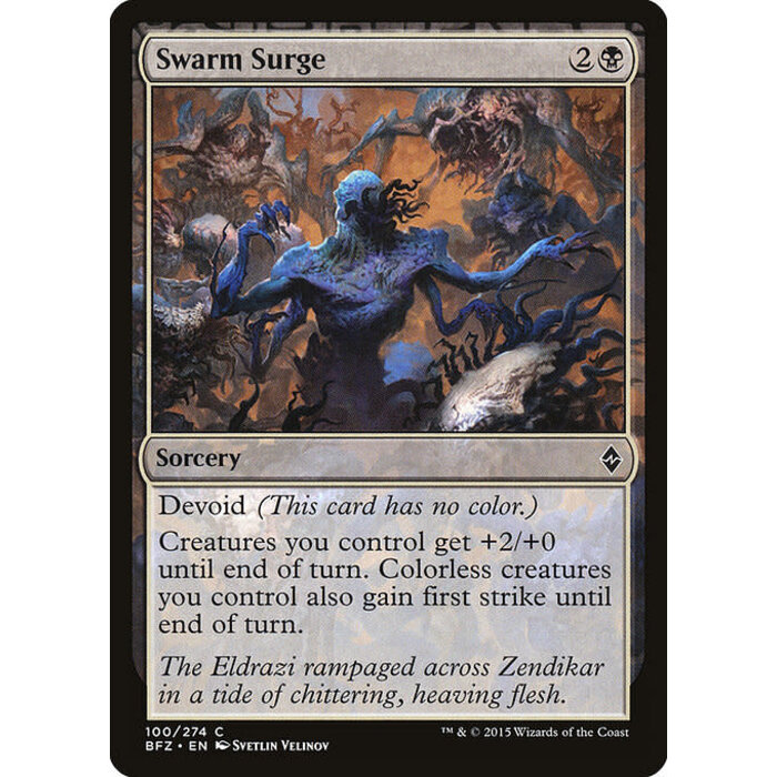 Magic: The Gathering Swarm Surge (100) Moderately Played