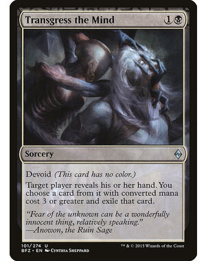 Magic: The Gathering Transgress the Mind (101) Moderately Played