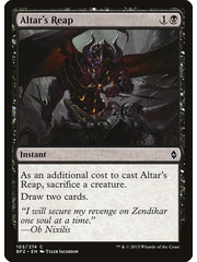 Magic: The Gathering Altar's Reap (103) Lightly Played