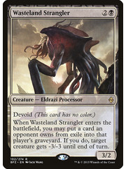 Magic: The Gathering Wasteland Strangler (102) Moderately Played