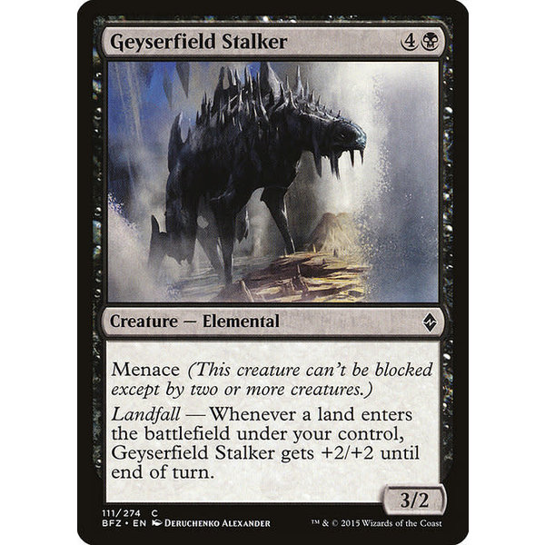 Magic: The Gathering Geyserfield Stalker (111) Lightly Played