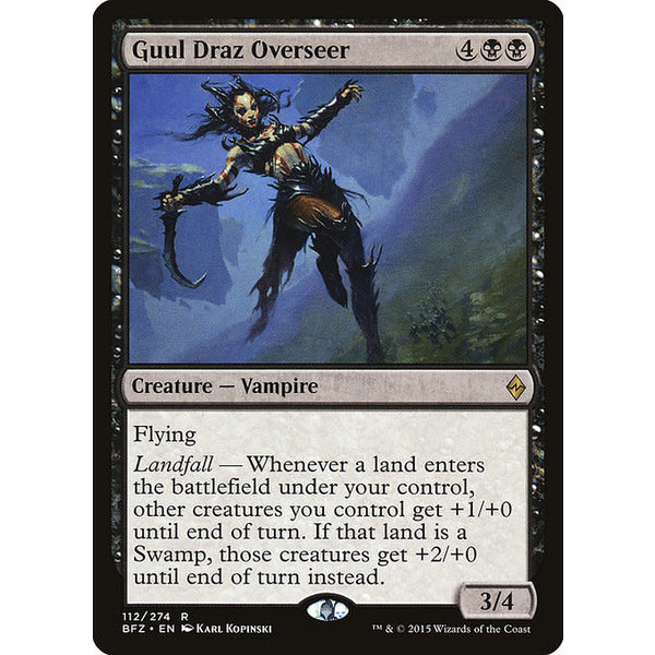 Magic: The Gathering Guul Draz Overseer (112) Lightly Played
