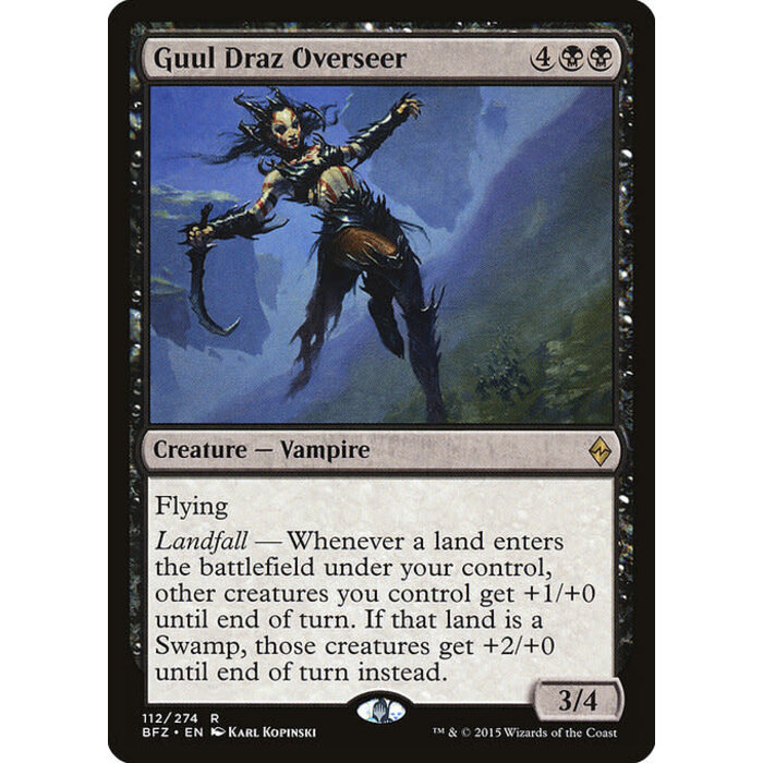 Magic: The Gathering Guul Draz Overseer (112) Lightly Played