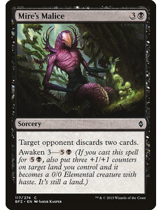 Magic: The Gathering Mire's Malice (117) Moderately Played Foil
