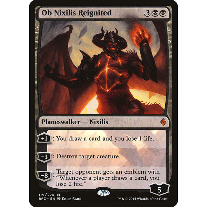 Magic: The Gathering Ob Nixilis Reignited (119) Lightly Played