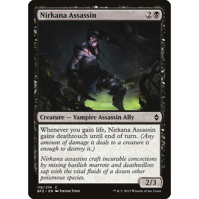 Magic: The Gathering Nirkana Assassin (118) Lightly Played