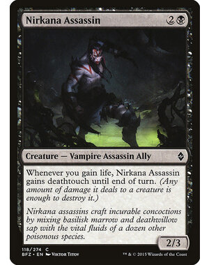Magic: The Gathering Nirkana Assassin (118) Moderately Played Foil