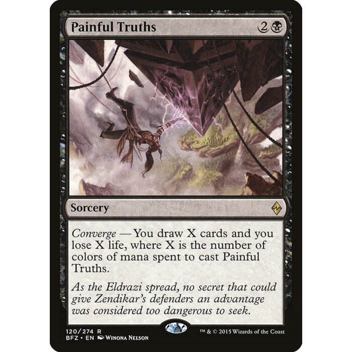 Magic: The Gathering Painful Truths (120) Moderately Played Foil