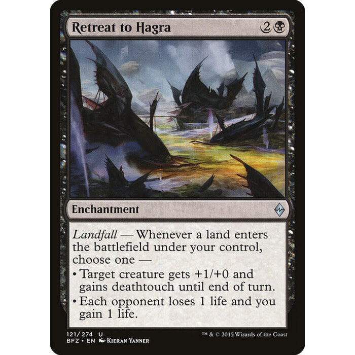 Magic: The Gathering Retreat to Hagra (121) Moderately Played