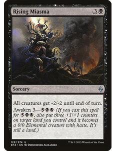 Magic: The Gathering Rising Miasma (122) Lightly Played