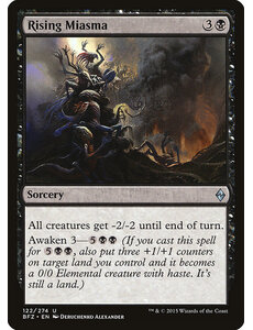 Magic: The Gathering Rising Miasma (122) Lightly Played Foil