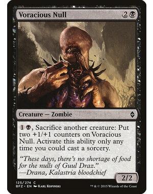Magic: The Gathering Voracious Null (125) Moderately Played