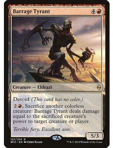 Magic: The Gathering Barrage Tyrant (127) Lightly Played