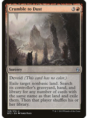 Magic: The Gathering Crumble to Dust (128) Moderately Played