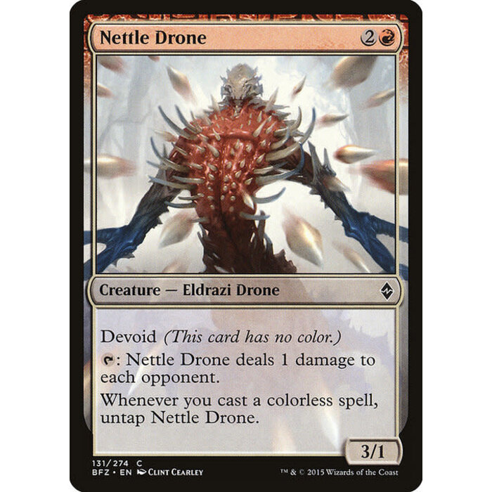 Magic: The Gathering Nettle Drone (131) Lightly Played
