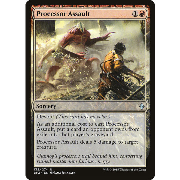 Magic: The Gathering Processor Assault (132) Lightly Played