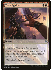 Magic: The Gathering Turn Against (135) Moderately Played