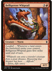 Magic: The Gathering Belligerent Whiptail (141) Moderately Played