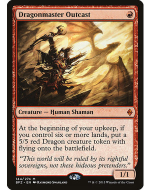 Magic: The Gathering Dragonmaster Outcast (144) Moderately Played - Korean