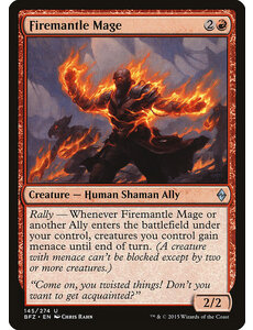 Magic: The Gathering Firemantle Mage (145) Heavily Played Foil