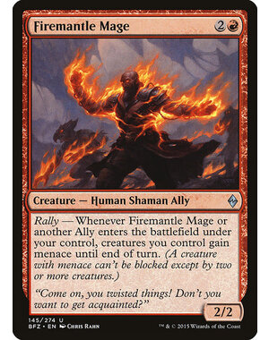 Magic: The Gathering Firemantle Mage (145) Heavily Played Foil