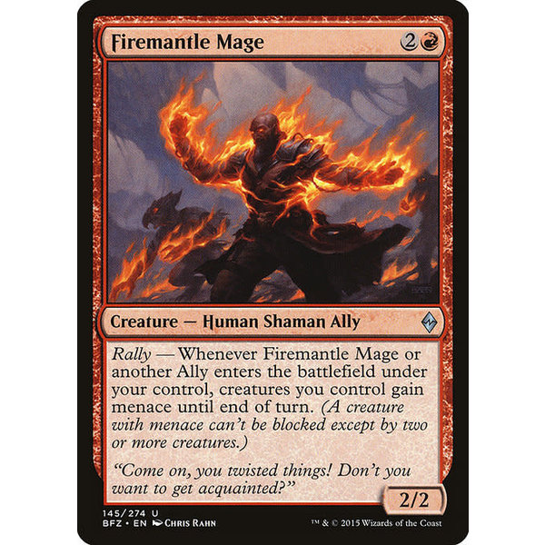 Magic: The Gathering Firemantle Mage (145) Lightly Played