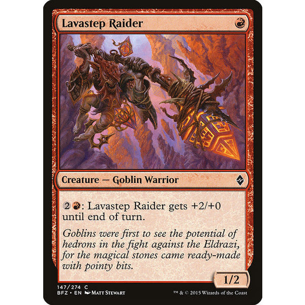 Magic: The Gathering Lavastep Raider (147) Lightly Played