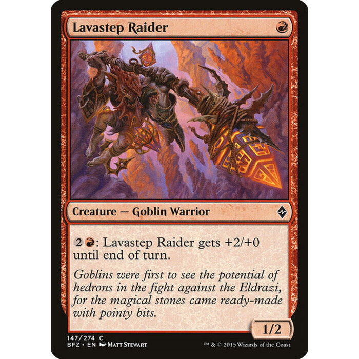Magic: The Gathering Lavastep Raider (147) Lightly Played