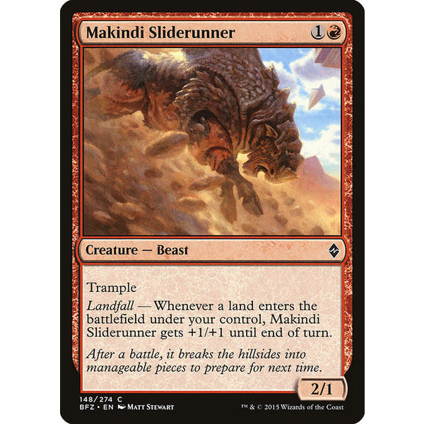 Magic: The Gathering Makindi Sliderunner (148) Moderately Played Foil