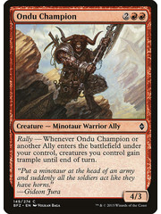 Magic: The Gathering Ondu Champion (149) Lightly Played