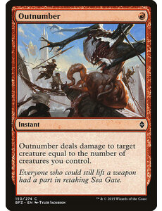 Magic: The Gathering Outnumber (150) Moderately Played