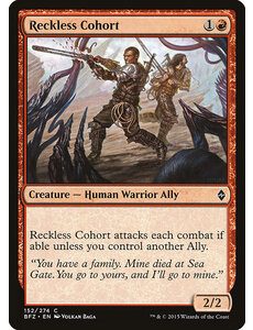 Magic: The Gathering Reckless Cohort (152) Moderately Played