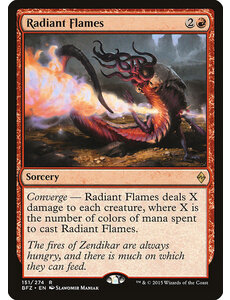Magic: The Gathering Radiant Flames (151) Moderately Played
