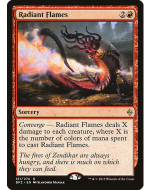Magic: The Gathering Radiant Flames (151) Moderately Played