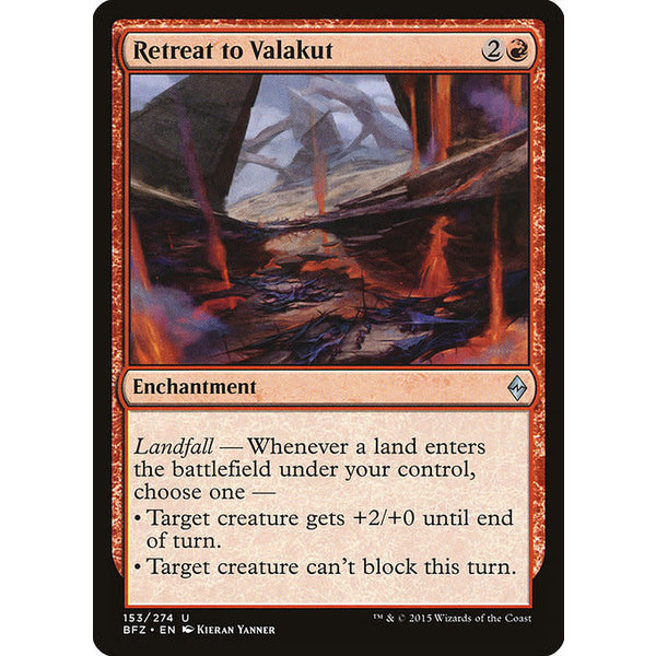 Magic: The Gathering Retreat to Valakut (153) Lightly Played